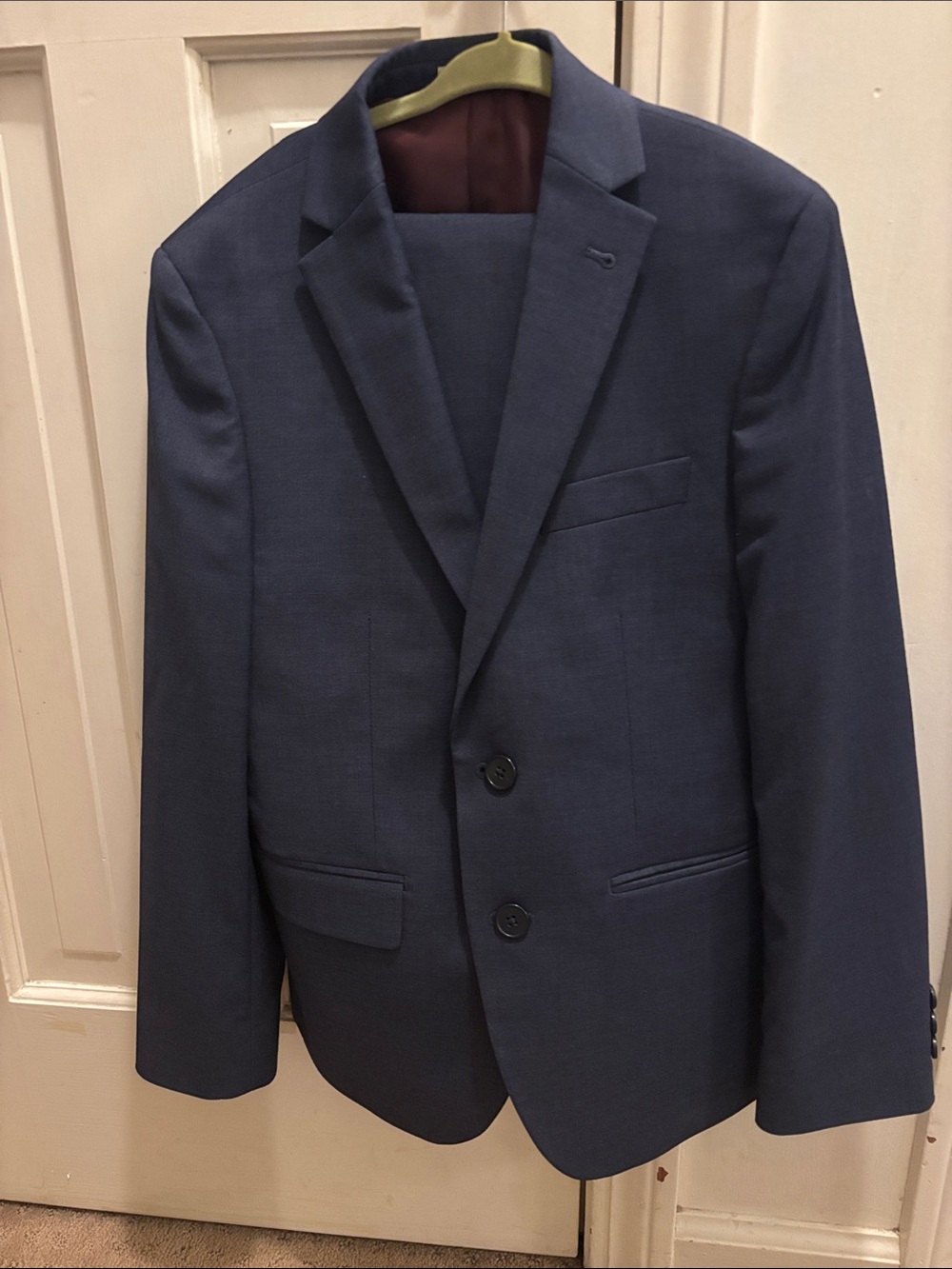 Joseph Abboud 2-piece Blue Suit Blazer and Pants  - Size 12